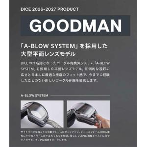 予約商品 26-27 ダイス ゴーグル グッド...の詳細画像1