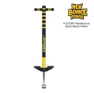 NewBounce Sport Pogo stick B/Y ex.＃3103BY Black/Yellow スポーツポゴスティック ブラック/イエロー｜extreme-ex