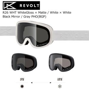 【美品】REVOLT SUPER LIGHT FLAME 特典付き 26-27 REVOLT リボルト ゴーグル SUPER LIGHT FRAME Matte