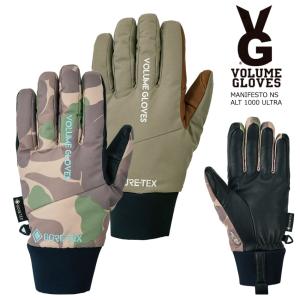 予約商品 特典あり 24-25 VOLUME Gloves MANIFESTO NS  ALT 1000 Ultra Mitt GORE-TEX ボリューム レザー メンズ レディース ゴアテックス スノボ｜extreme-ex