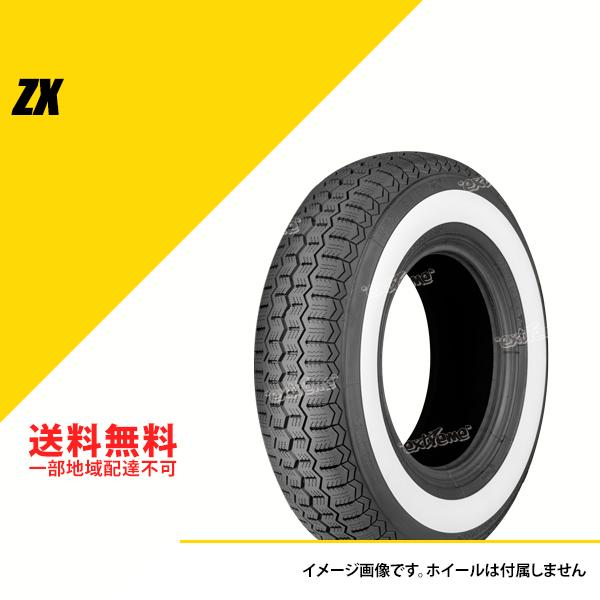 6.40SR13 87S TL ミシュラン ZX FB ホワイトウォール MICHELIN CLAS...