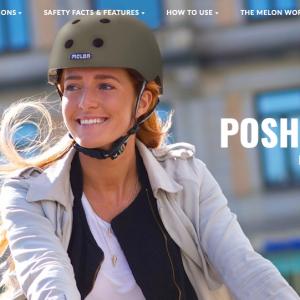 Melon helmet（メロンヘルメット）Posh collection ドイツ製マルチヘルメット、キッズから大人自転車・アーバンスタイルヘルメット