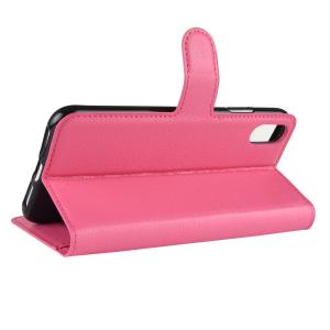 iphone ケース 手帳型 シンプル 合皮レ...の詳細画像4