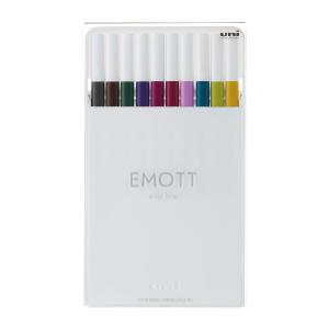 三菱鉛筆　エモット　EMOTT　10色セットNo.3(メール便対応可 2セット迄送料200円)　