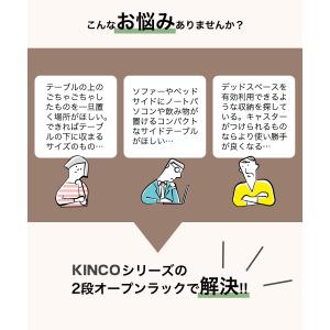 スリムラック 2段 オープンラック システムラ...の詳細画像2