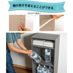 カラーボックス 3段 可動棚タイプ 収納ボック...の詳細画像5