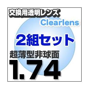 メガネ レンズ交換用 Ito Lens 両面非球面レンズ 1.74 イトーレンズ