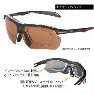 度付きスポーツサングラス RS-S116 レボ...の詳細画像3