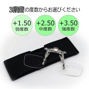 クリップオン老眼鏡 「ZE-SXP」サングラス...の詳細画像2
