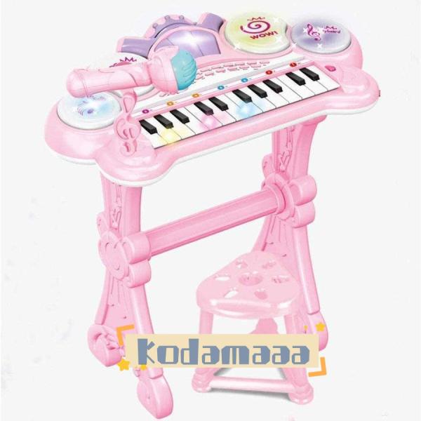 子ピアノ ピアノ おもちゃ おもちゃのピアノ 子供用 光る ミニピアノ マイク付き 電子 キーボード...