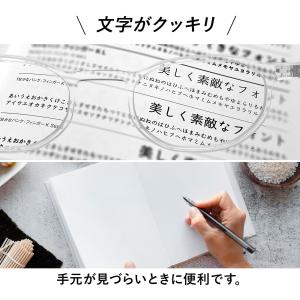 メガネの上から老眼鏡 近くが見やすいちょい足し...の詳細画像3