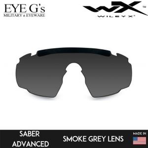 [ 国内正規品 ] WILEY X SABER ADVANCED Smoke Grey Lens WX ワイリーX セイバーアドバンスド用 グレー レンズ　| 実物 | サバゲ 装備 ゴーグル｜eyegs