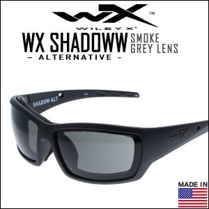 [ 国内正規品 ] WILEY X SHADOW ALTERNATIVE Black WX  シャドウ オルタナティブ アジアンフィット ブラック / スモークグレー UV レンズ 041｜eyegs