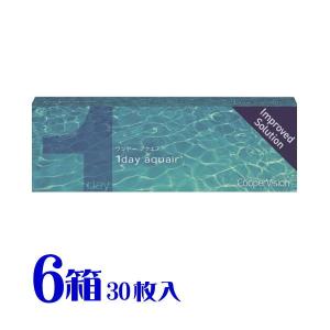 処方箋必要 ワンデー アクエア ６箱 1日使い捨て 1箱30枚入 高含水 薄型デザイン 1day 送料無料 クーパービジョン｜eyelife