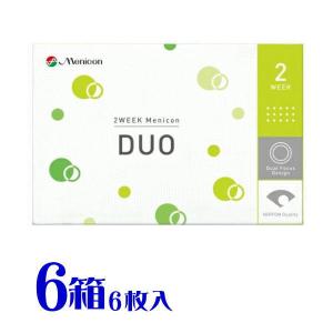 デュオ 6箱 2週間交換 1箱６枚入 DUO  コンタクトレンズ モバイルワークサポートレンズ 2week ポスト便 送料無料 代引不可 メニコン｜eyelife