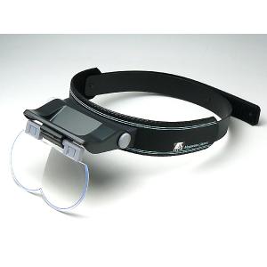 ヘッドルーペ 拡大鏡 メガネ型 2倍 2.5倍 3倍 メガビュー LH-60 日本製 クリアー光学