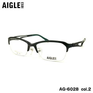 AIGLE（エーグル） 大きいサイズ メガネ AG-1143 col.2 60mm チタン