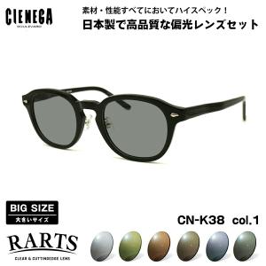 大きいサイズ 偏光 サングラス RARTS MDS-122 col.1 60mm マンハッタン