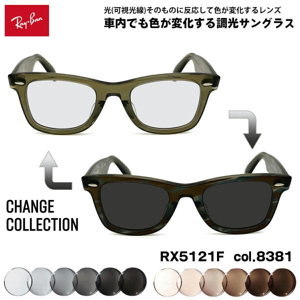 レイバン チェンジ 可視光調光 サングラス RX5121F (RB5121F) 8381 50mm ...