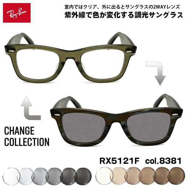 レイバン チェンジ 調光 サングラス RX5121F (RB5121F) 8381 50mm CHA...