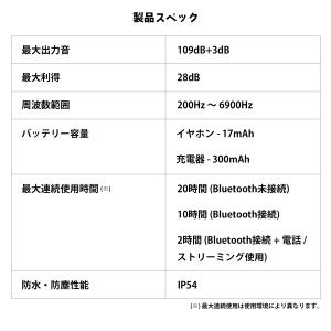 集音器 充電式 みみサポ アクティブ TM00...の詳細画像5