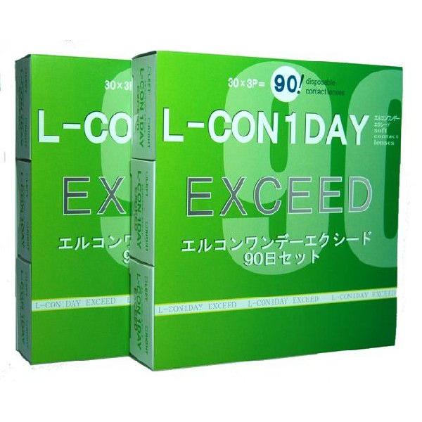 コンタクトレンズ ワンデー 1day エルコンワンデー エクシード　6箱　1箱30枚　１日使い捨てコ...