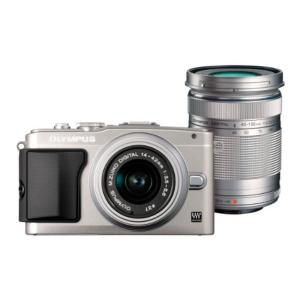 OLYMPUS ミラーレス一眼 PEN Lite E-PL5 ダブルズームキット シルバー E-PL5 DZKIT SLV
