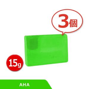 [ 3個セット ] サンソリット スキンピールバー AHA ミニソープ 15g×3個 緑