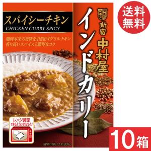 新宿中村屋 インドカリー スパイシーチキン 200g×10箱 (5箱×2ケース)
