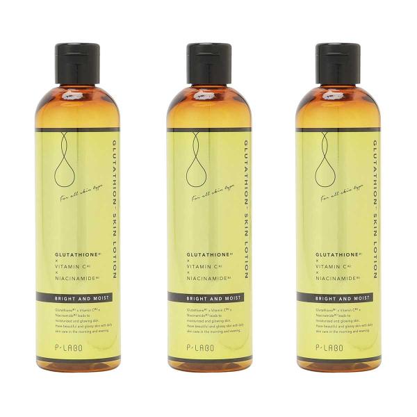 「３本セット」 P/LABO  グルタチオン化粧水 ３００ｍL ナチュリア 透き通るような輝くツヤ肌...