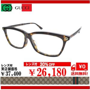 度付きメガネ グッチ GG0042OA-002 ブランド フレーム GUCCI めがね メガネ 眼鏡【送料無料！】｜eyewear-japan