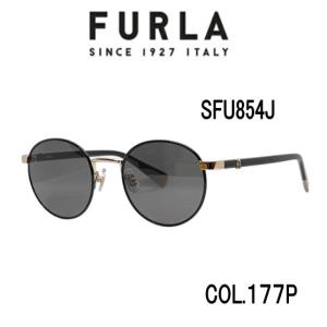 【国内正規品] FURLA フルラ サングラス SFU854J-177P ブランドサングラス レディース ボストン ラウンド クラシック 紫外線対策 UVカット