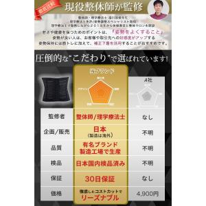 加圧ベルト【整体師監修】腹筋サポーター 腰ベル...の詳細画像2