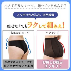 すっぽり 夏 ガードル 深履き メッシュ ガー...の詳細画像2