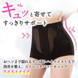 すっぽり 夏 ガードル 深履き メッシュ ガー...の詳細画像3