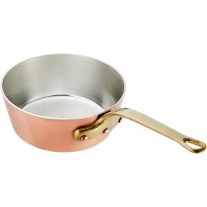 純銅製 山菜鍋 30cm 木蓋付き(燕三条製 銅製 銅鍋 銅製品 純銅 銅 鍋 5