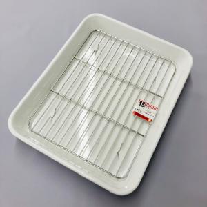 月兎印 ホーロー バット 15取 ネイビー 05007504 野田琺瑯