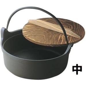 及源鋳造（OIGEN）南部鉄器 お国自慢鍋 つる付 26cm OJ-002