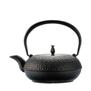 IH対応 南部鉄瓶 平形アラレ1.5L (南部鉄器 鉄分補給 急須 鉄瓶兼用