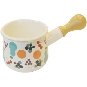 Plune ホーロープチミルクパン ホワイト フルーツ Tyj 721 Cocoatta 通販 Yahoo ショッピング