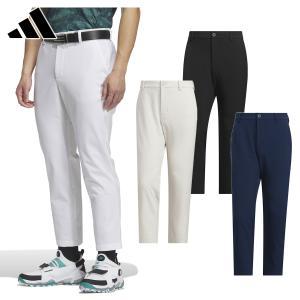 アディダス ゴルフ adidas Golf ゴルフウエア メンズ アンクルパンツ ストレッチ 撥水 防風 UPF50+ 撥水 「 JVU94 」 2025秋冬モデル 【当店在庫品】