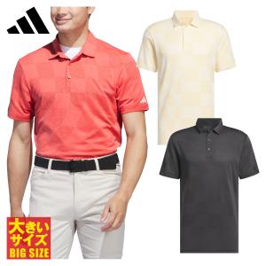 アディダス ゴルフ adidas Golf ゴルフウエア メンズ 半袖ポロシャツ 「 KOW01 」 ビッグ BOXメッシュ ビッグサイズ 2024春夏モデル｜ezaki-g