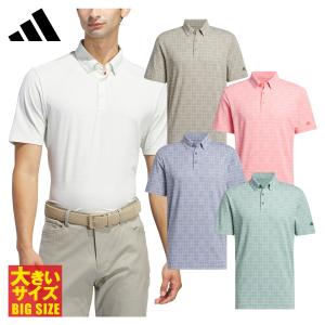 アディダス ゴルフ adidas Golf ゴルフウエア メンズ 半袖シャツ 「 KOW10 」 吸汗速乾 ストレッチ GO-TO ビッグサイズ 2024春夏モデル｜ezaki-g