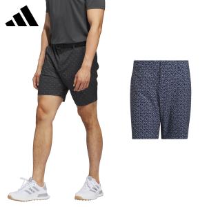 アディダス ゴルフ adidas Golf ゴルフウエア メンズ ハーフパンツ ストレッチ スモールリーフ プリント 「 VX700 」 2026春夏モデル 【当店在庫品】｜EZAKI NET GOLF
