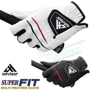 advisor アドバイザー 正規品 SUPERFIT MULTI WEATHER スーパーフィット マルチ ウェザー メンズ ゴルフグローブ (左手用) 「 ADGL-2018 」｜ezaki-g