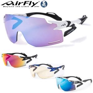 ZYGOSPEC ジゴスペック 正規品 AirFly エアフライ 鼻パッドのない 自転車用 スポーツサングラス 「 AF-301BK 」