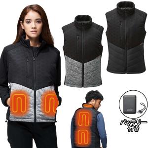 ATACK BASE アタックベース 日本正規品 apexwin ( アペックスウィン ) 電熱 Wスイッチ ヒート ベスト バッテリーセット 「 50000 」