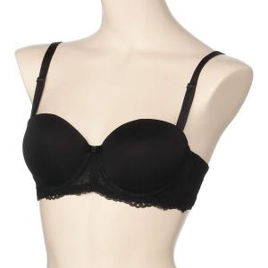 アツギ ひびきにくいシームレスワイヤーブラジャー ブラック
