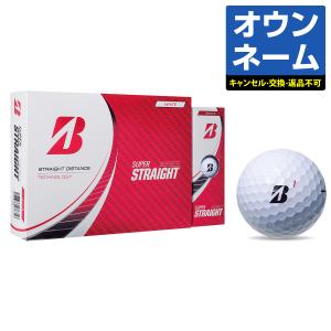 【サンリオ オウンネーム】 ブリヂストンゴルフ日本正規品 SUPER STRAIGHT スーパーストレート 2023モデル ゴルフボール3ダース(36個入)｜ezaki-g