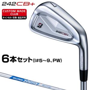 BRIDGESTONE 242CB+ アイアン TRAVIL IRONカーボンシャフト 6本セット